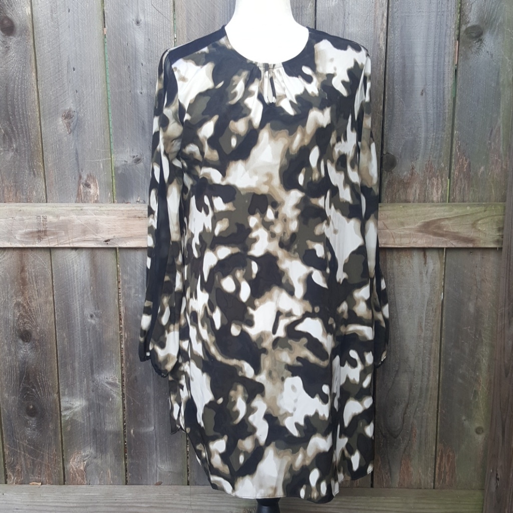 Simply Vera Vera Wang Camo Dress M